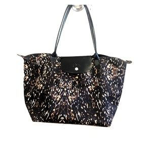 LONGCHAMP Multi Le Pliage Fauve Shoulder Tote Bag